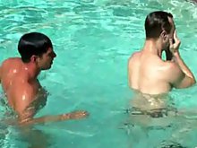 Hot hunks in awesome 3some gay sex movies